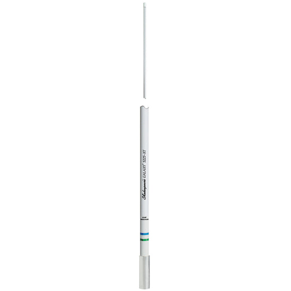 Shakespeare 5225-XT 8' VHF Galaxy Antenna 6dB Gain Reduced Length - Fishing Monsters