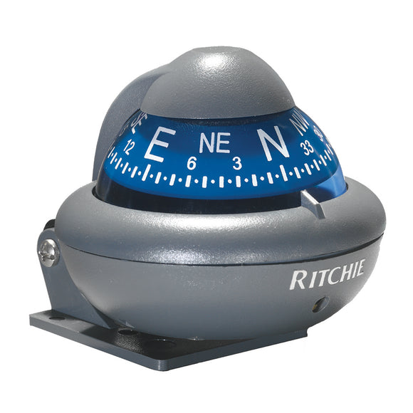 Ritchie X-10-A RitchieSport Automotive Compass - Bracket Mount - Gray - Fishing Monsters