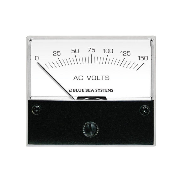 Blue Sea 9353 AC Analog Voltmeter 0-150V AC - Fishing Monsters