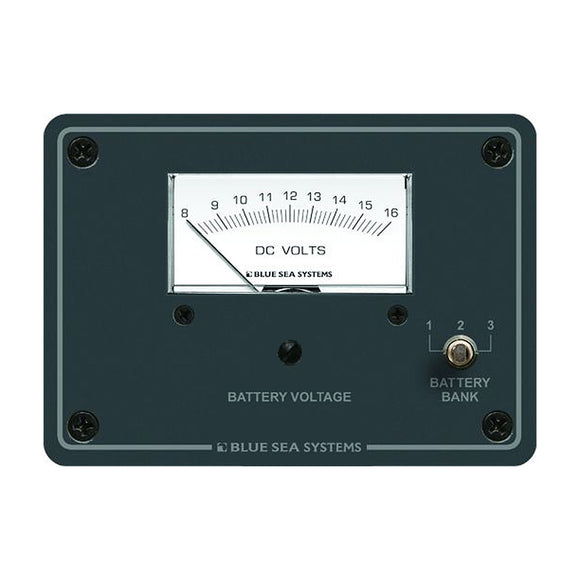 Blue Sea 8015 DC Analog Voltmeter w/Panel - Fishing Monsters