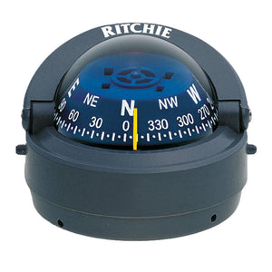 Ritchie S-53G Explorer Compass - Surface Mount - Gray - Fishing Monsters