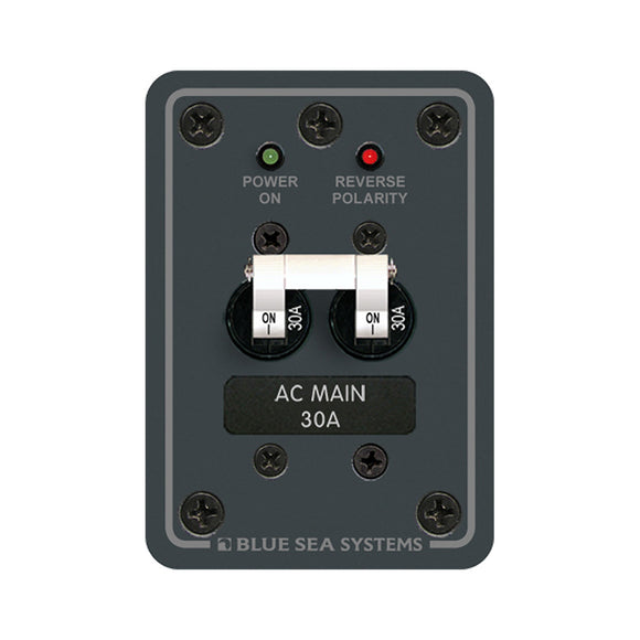 Blue Sea 8077 AC Main Only Toggle Circuit Breaker Panel - Fishing Monsters