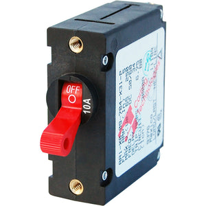 Blue Sea 7205 AC / DC Single Pole Magnetic World Circuit Breaker  -  10 Amp - Fishing Monsters