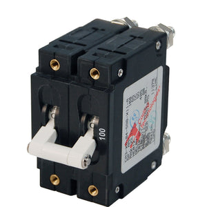 Blue Sea 7258 C-Series Double Pole Circuit Breaker - 100A - Fishing Monsters