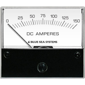 Blue Sea 8018 DC Analog Ammeter - 2-3/4" Face, 0-150 Amperes DC - Fishing Monsters