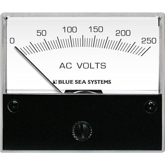 Blue Sea 9354 AC Analog Voltmeter 0-250 Volts AC - Fishing Monsters