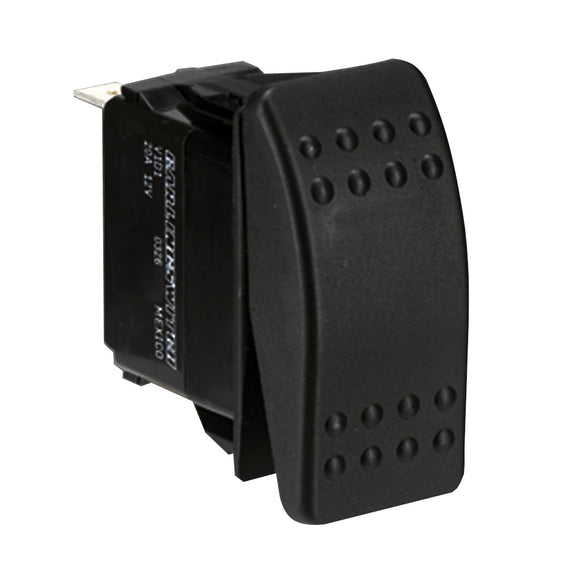 Paneltronics DPDT (ON)/OFF/(ON) Waterproof Contura Rocker Switch - Momentary Configuration - Fishing Monsters