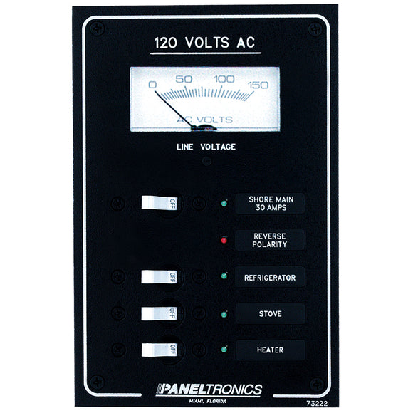 Paneltronics Standard AC 3 Position Breaker Panel & Main - Fishing Monsters