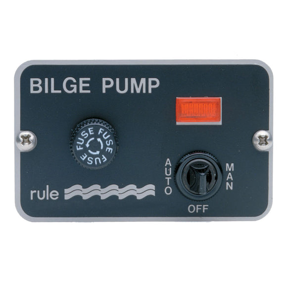 Rule Deluxe 3-Way Panel Lighted Switch - Fishing Monsters