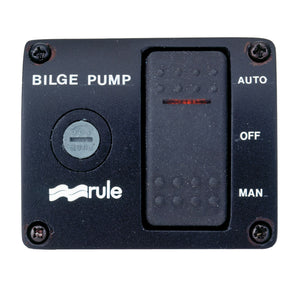 Rule Deluxe 3-Way Lighted Rocker Panel Switch - Fishing Monsters