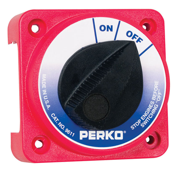 Perko 9611DP Compact Medium Duty Main Battery Disconnect Switch - Fishing Monsters