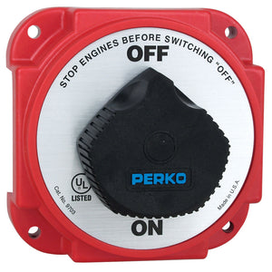 Perko 9703DP Heavy Duty Battery Disconnect Switch w/ Alternator Field Disconnect - Fishing Monsters