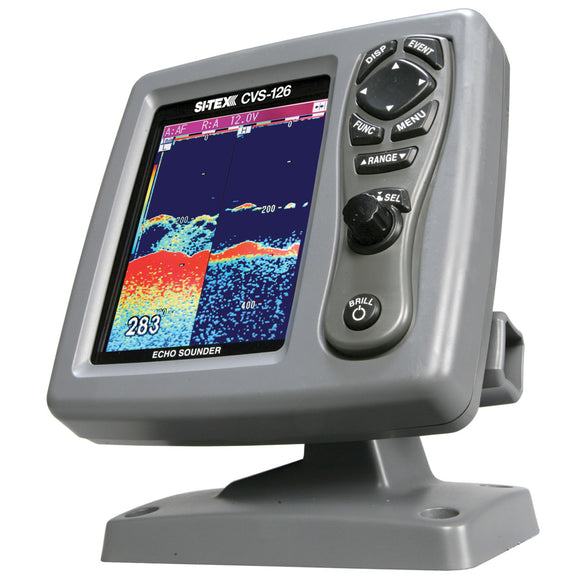 SI-TEX CVS-126 Dual Frequency Color Echo Sounder - Fishing Monsters