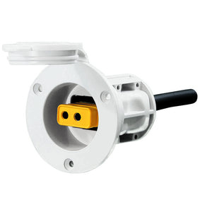 Cannon Flush Mount Power Port - White - Fishing Monsters