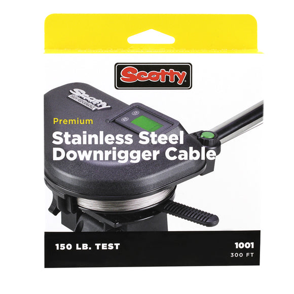 Scotty 300ft Premium Stainless Steel Replacement Cable - Fishing Monsters