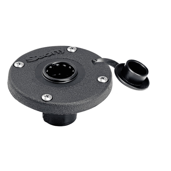 Scotty 344 Round Flush Deck Mount - Fishing Monsters