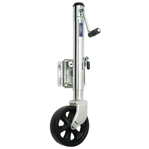 Fulton Single Wheel 1,500 lbs. Bolt-Thru Swivel Jack - Fishing Monsters