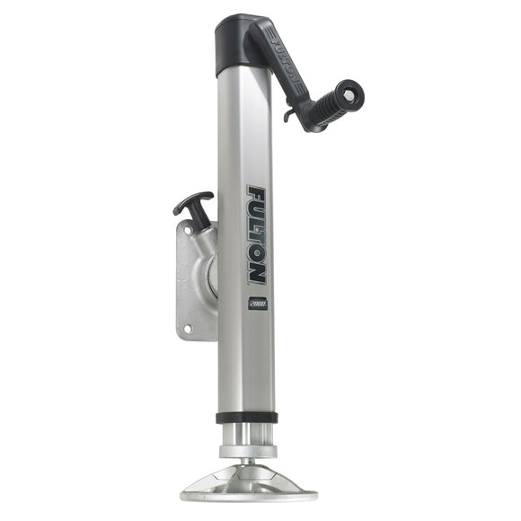 Fulton F2 Trailer Jack Bolt-On 2,000 lbs. Lift Capacity Adjustable Swivel w/Footplate - Fishing Monsters