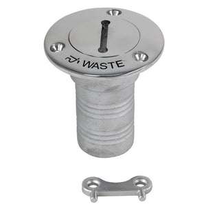 Whitecap Hose Deck Fill - 1-1/2" Hose Waste - Fishing Monsters