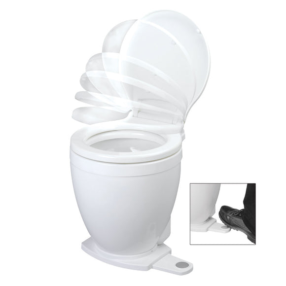 Jabsco Lite Flush Electric 12V Toilet w/Footswitch - Fishing Monsters