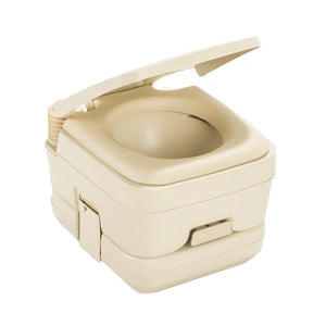 Dometic 964 MSD Portable Toilet w/Mounting Brackets - 2.5 Gallon - Parchment - Fishing Monsters