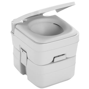 Dometic 965 MSD Portable Toilet w/Mounting Brackets - 5 Gallon - Platinum - Fishing Monsters