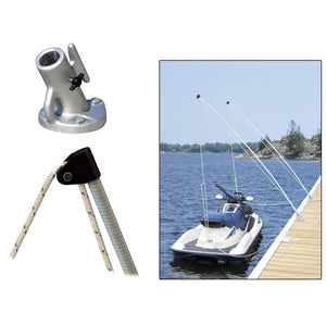 Dock Edge Economy Mooring Whips 8ft 2000 LBS up to 18ft - Fishing Monsters