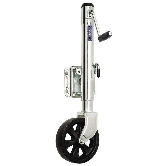 Fulton 1500 lbs. Swing Away Bolt on Single Wheel Jack - Fishing Monsters