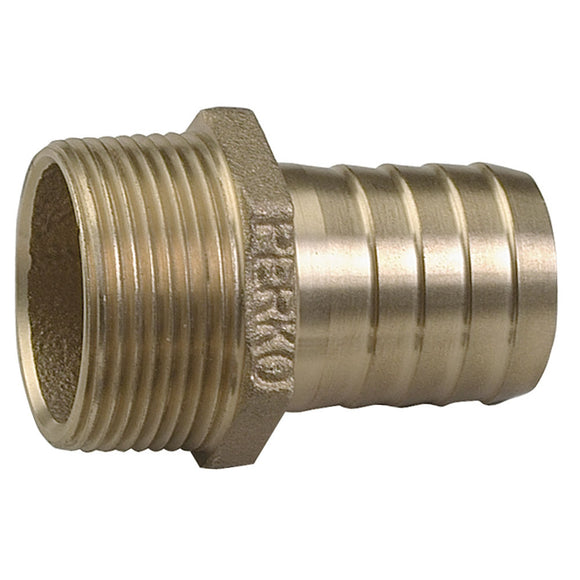 Perko 1-1/2 Pipe To Hose Adapter Straight Bronze MADE IN THE USA - Fishing Monsters