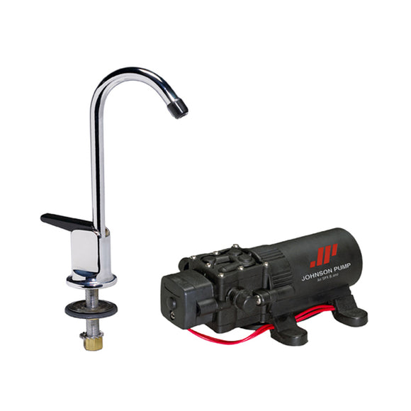 Johnson Pump 1.1 Pump/Faucet Combo 12V - Fishing Monsters