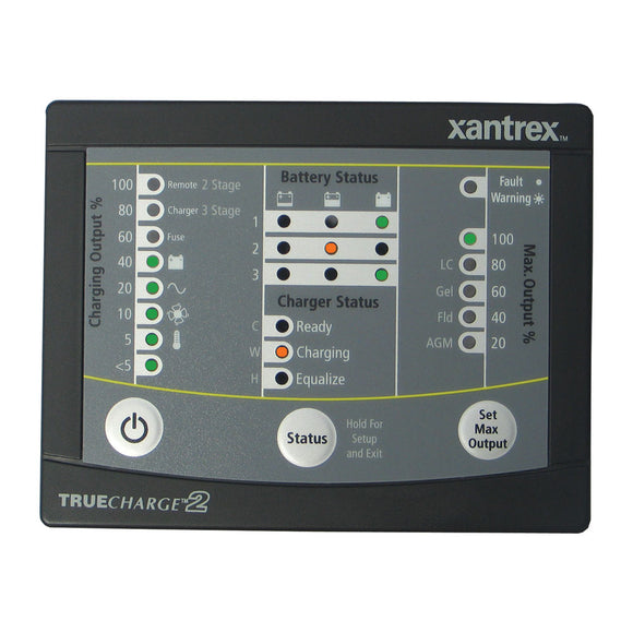 Xantrex TRUECHARGE2 Remote Panel f/20 & 40 & 60 AMP (Only for 2nd generation of TC2 chargers) - Fishing Monsters