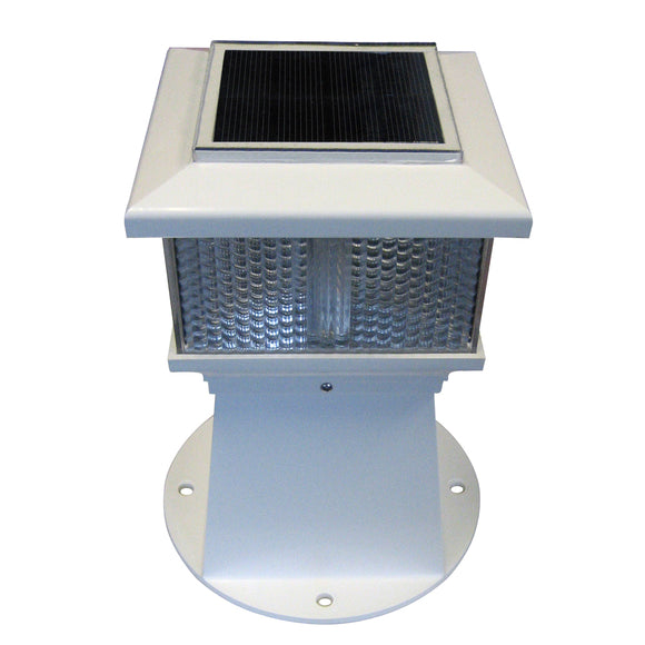 Dock Edge Solar Piling Light - Fishing Monsters