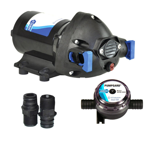 Jabsco Par-Max Shower Drain/General Purpose Pump - 3.5GPM-25psi-12VDC w/Strainer - Fishing Monsters