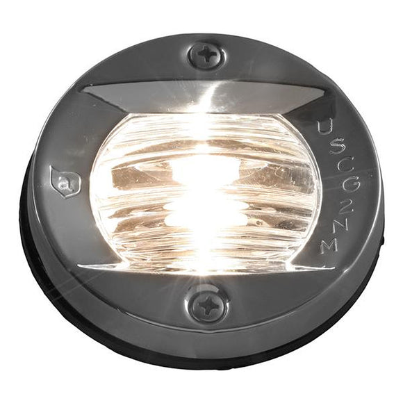 Attwood Vertical, Flush Mount Transom Light - Round - Fishing Monsters