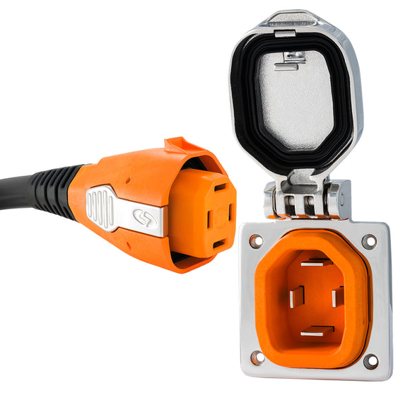 SmartPlug 50 AMP Stainless Steel Combo Kit - Fishing Monsters