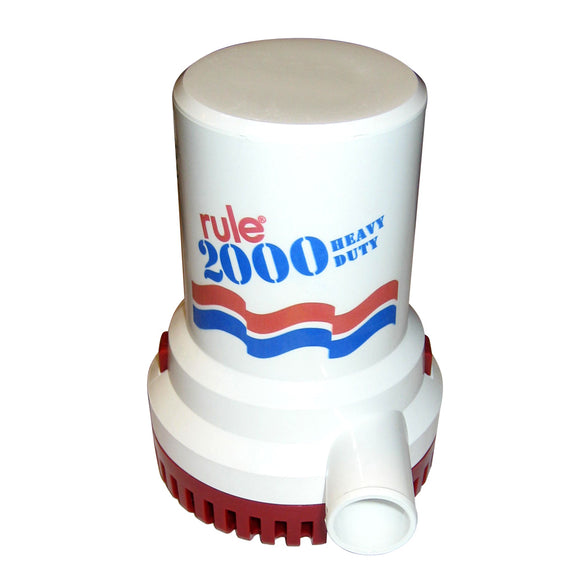 Rule 2000 G.P.H. Non-Automatic Bilge Pump - 24V - Fishing Monsters