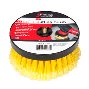 Shurhold 6-½" Soft Brush f/Dual Action Polisher - Fishing Monsters