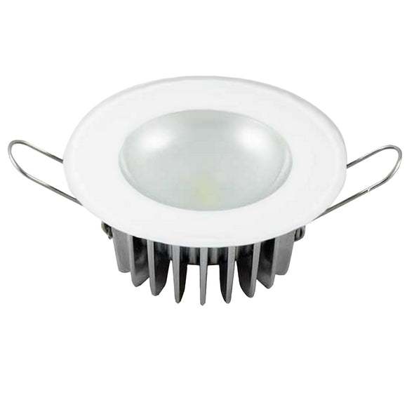 Lumitec Mirage - Flush Mount Down Light - Glass Finish/No Bezel - 4-Color Red/Blue/Purple Non Dimming w/White Dimming - Fishing Monsters