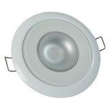 Lumitec Mirage - Flush Mount Down Light - Glass Finish/White Bezel - White Non-Dimming - Fishing Monsters