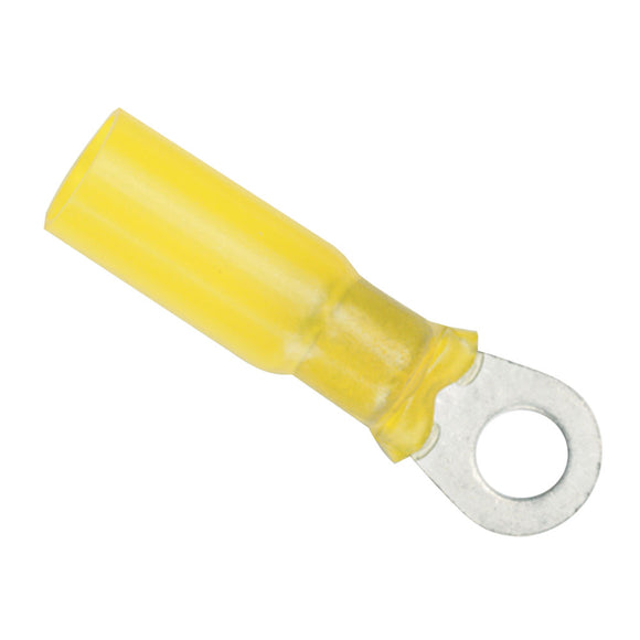 Ancor 12-10 Gauge - #10 Heat Shrink Ring Terminal - 100-Pack - Fishing Monsters