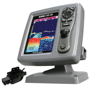 SI-TEX CVS-126 Dual Frequency Color Echo Sounder w/Transom Mount Triducer 250/50/200ST-CX - Fishing Monsters