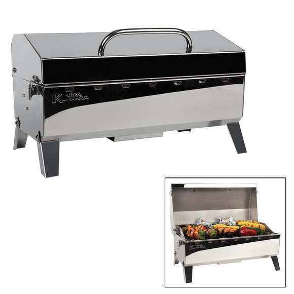 Kuuma Stow N' Go 160 Gas Grill w/Thermometer and Ignitor - Fishing Monsters