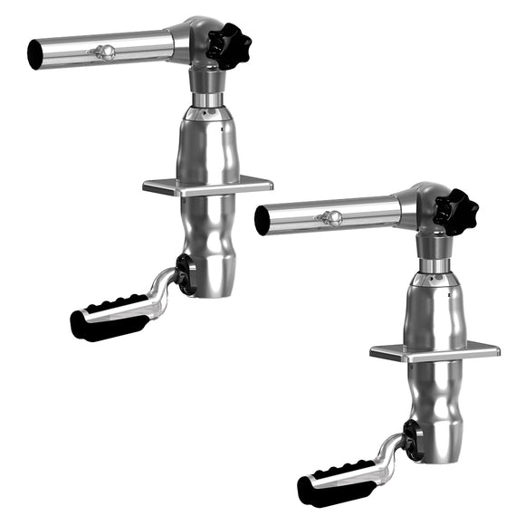 TACO Grand Slam 280 Outrigger Mounts w/Offset Handle - Fishing Monsters