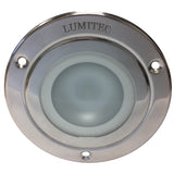 Lumitec Shadow - Flush Mount Down Light - Polished SS Finish - 3-Color Red/Blue Non Dimming w/White Dimming - Fishing Monsters