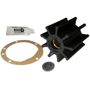 Jabsco Impeller Kit - 9 Blade - Nitrile - 3-3/4" Diameter x 3-1/2" W, 1" Shaft Diameter - Fishing Monsters