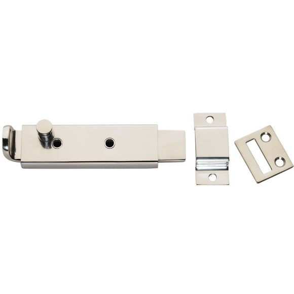 Whitecap Spring Loaded Slide Bolt/Latch - 316 Stainless Steel - 5-5/16