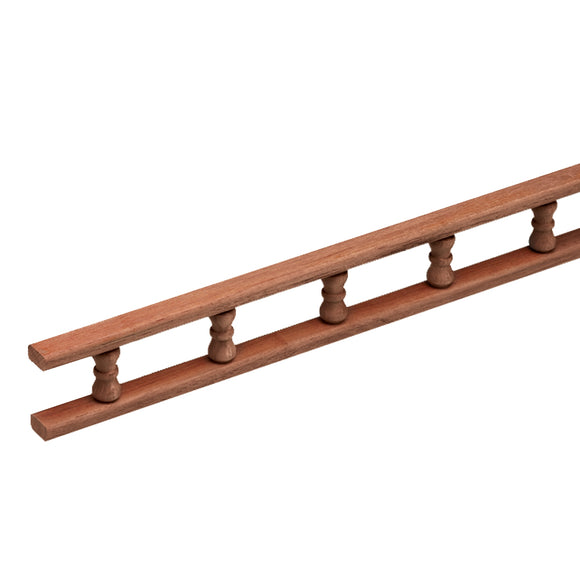 Whitecap Teak Standard Pin Rail - 5' - Fishing Monsters