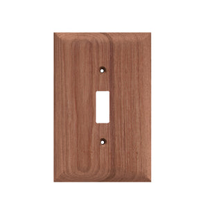 Whitecap Teak Switch Cover/Switch Plate - Fishing Monsters