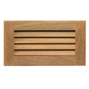 Whitecap Teak Louvered Insert - 6-3/8" x 11-3/16" x 3/4" - Fishing Monsters