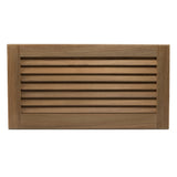 Whitecap Teak Louvered Insert - 9-3/8" x 18" x 3/4" - Fishing Monsters